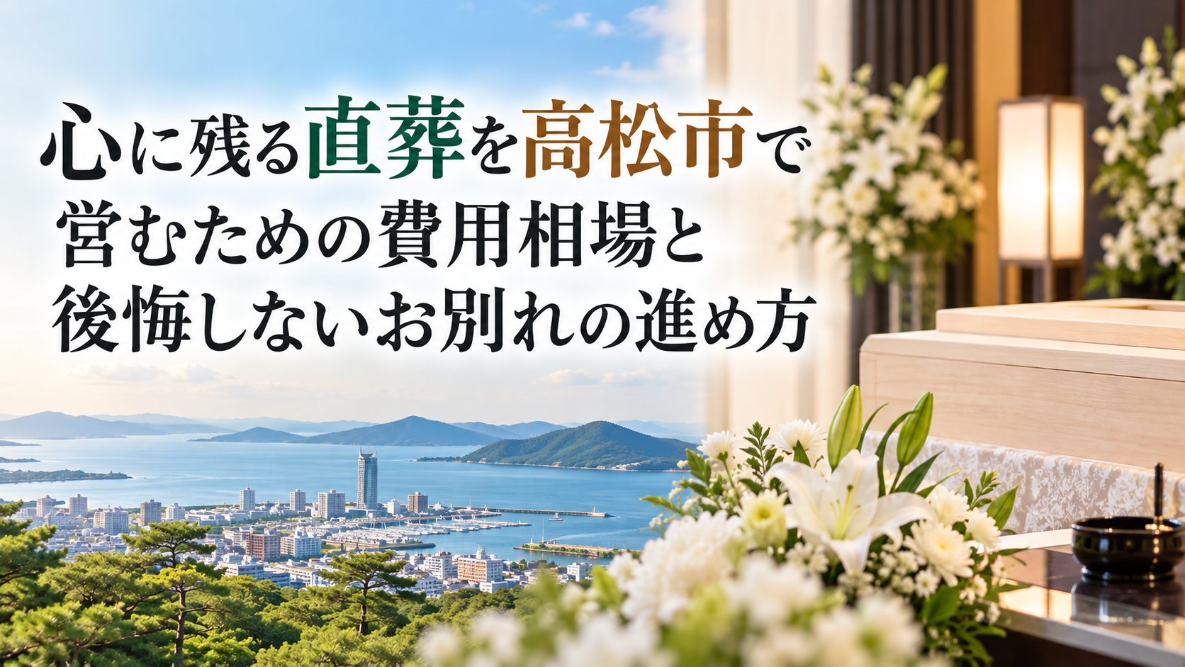 心に残る直葬を高松市で営むための費用相場と後悔しないお別れの進め方