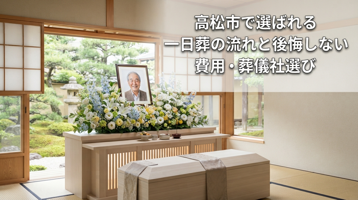 高松市で選ばれる日葬（一日葬）の流れと後悔しない費用・葬儀社選び